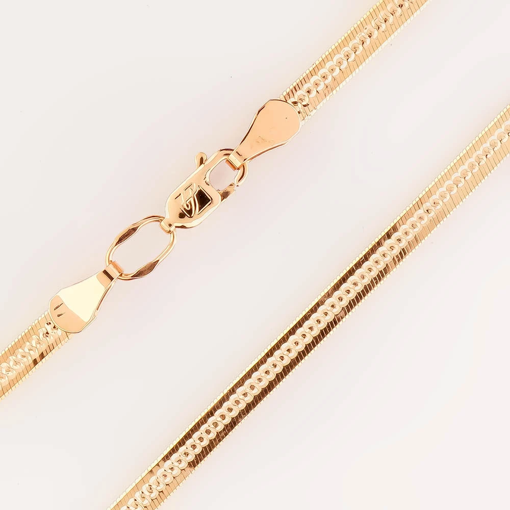 Цепь из красного золота 585 пробы