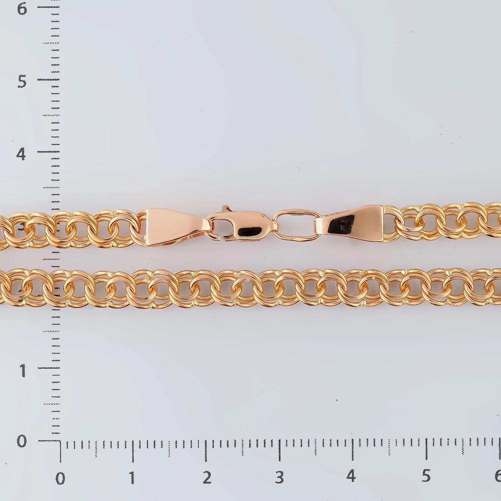 Цепь из красного золота 585 пробы