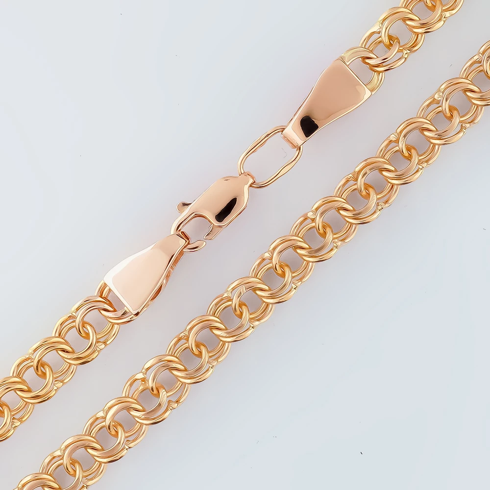 Цепь из красного золота 585 пробы