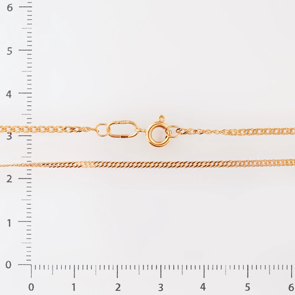 Цепь из красного золота 585 пробы