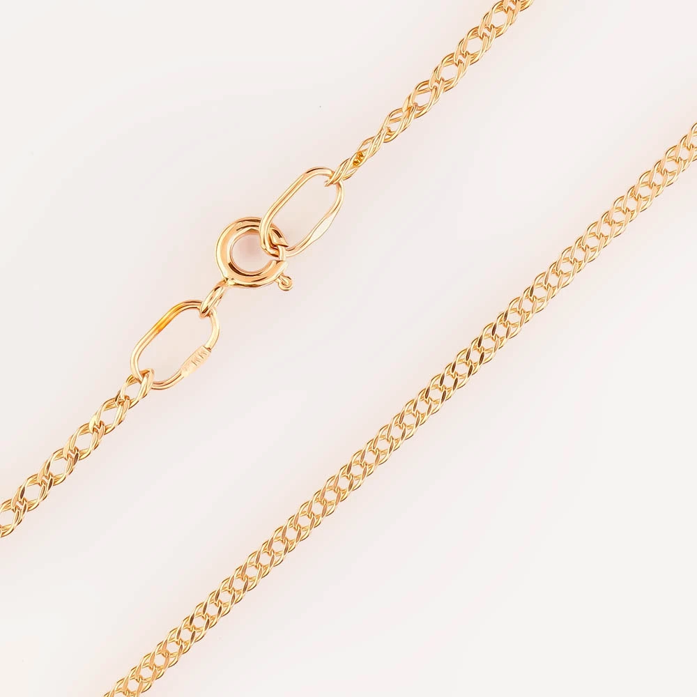 Цепь из красного золота 585 пробы