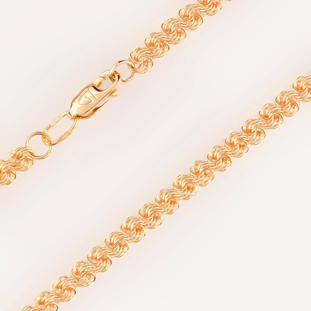 Цепь из красного золота 585 пробы