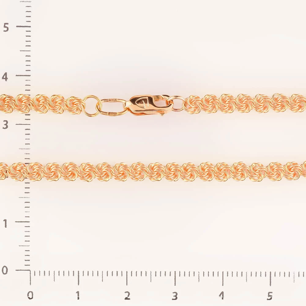 Цепь из красного золота 585 пробы