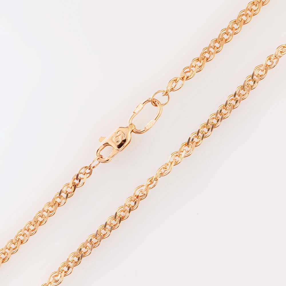 Цепь из красного золота 585 пробы