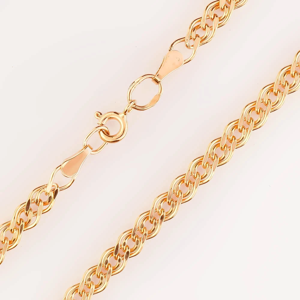 Цепь из красного золота 585 пробы