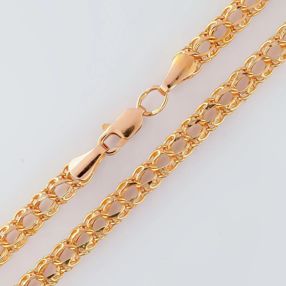 Цепь из красного золота 585 пробы