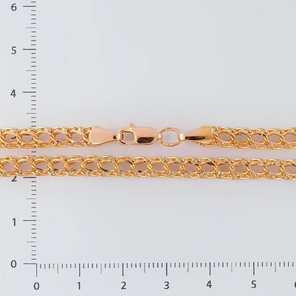 Цепь из красного золота 585 пробы