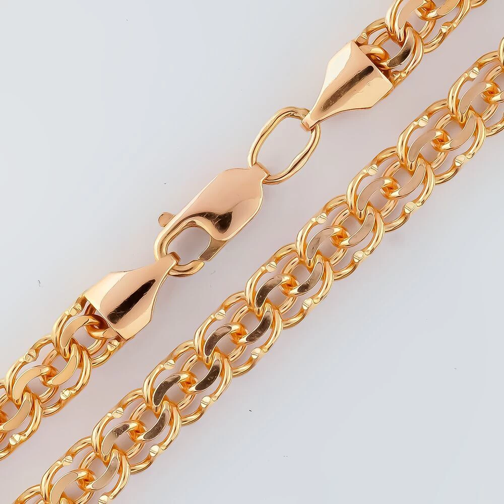 Цепь из красного золота 585 пробы