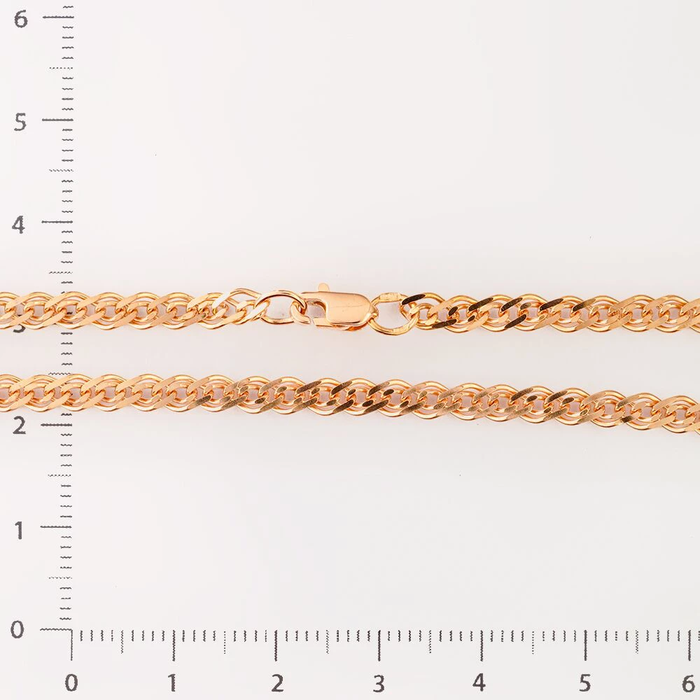 Цепь из красного золота 585 пробы