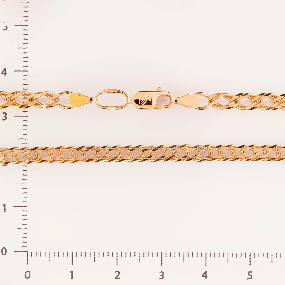 Цепь из красного золота 585 пробы