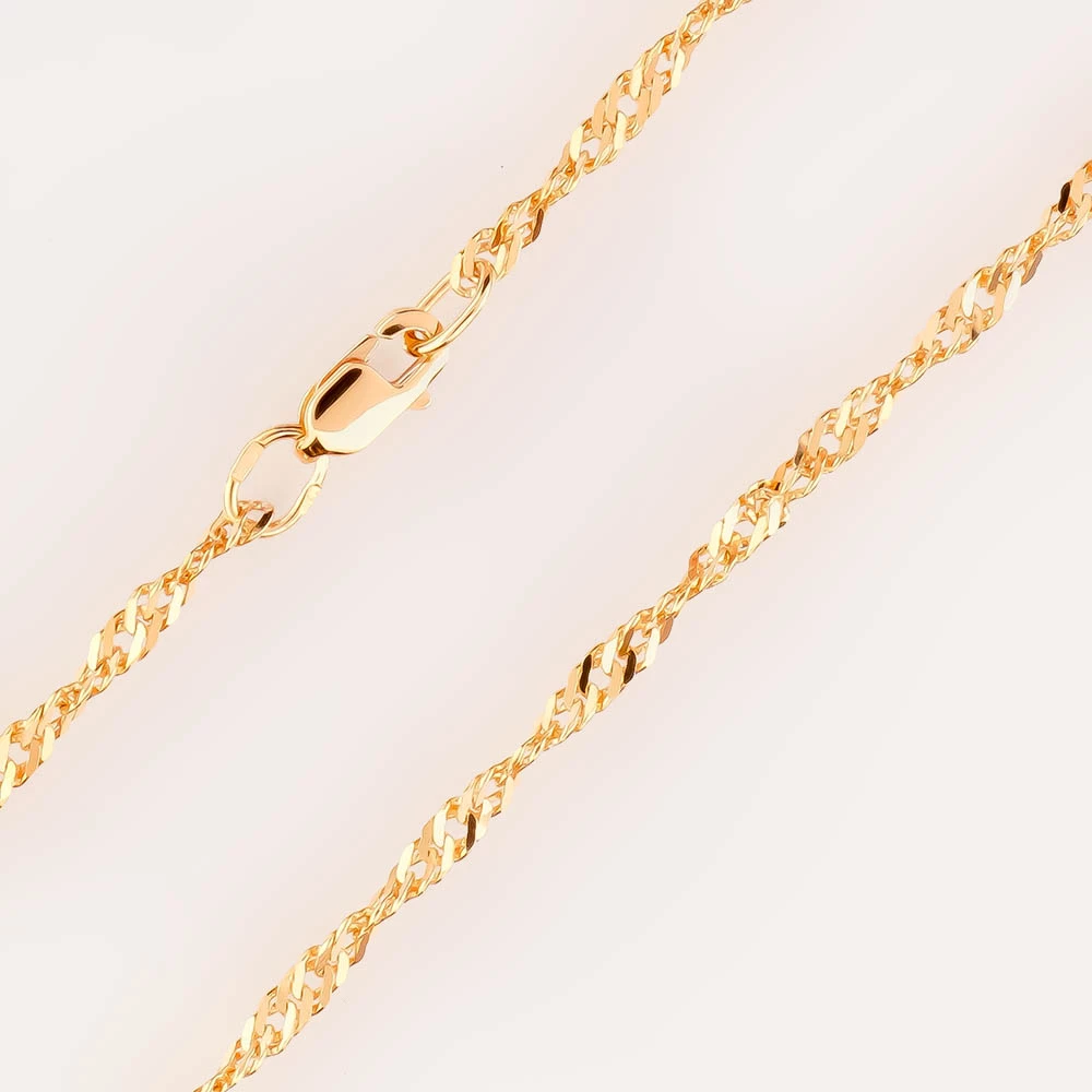 Цепь из красного золота 585 пробы