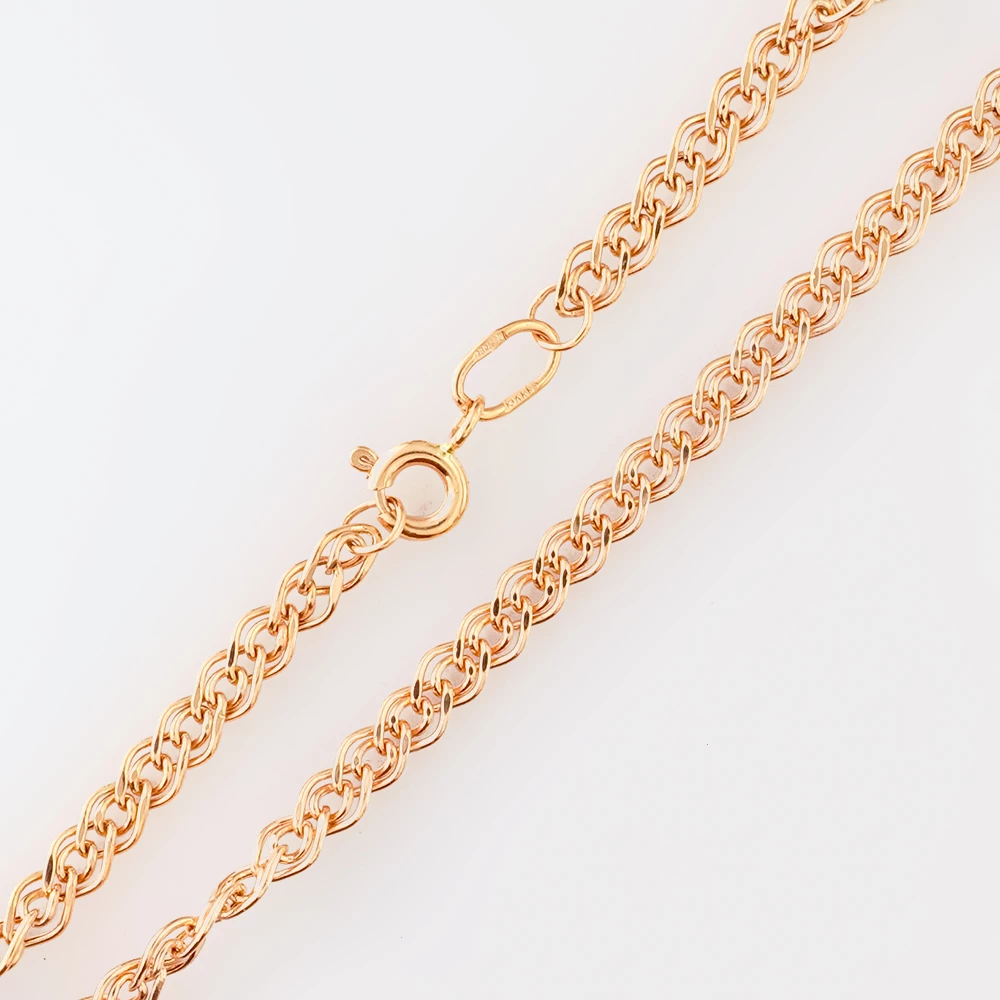 Цепь из красного золота 585 пробы