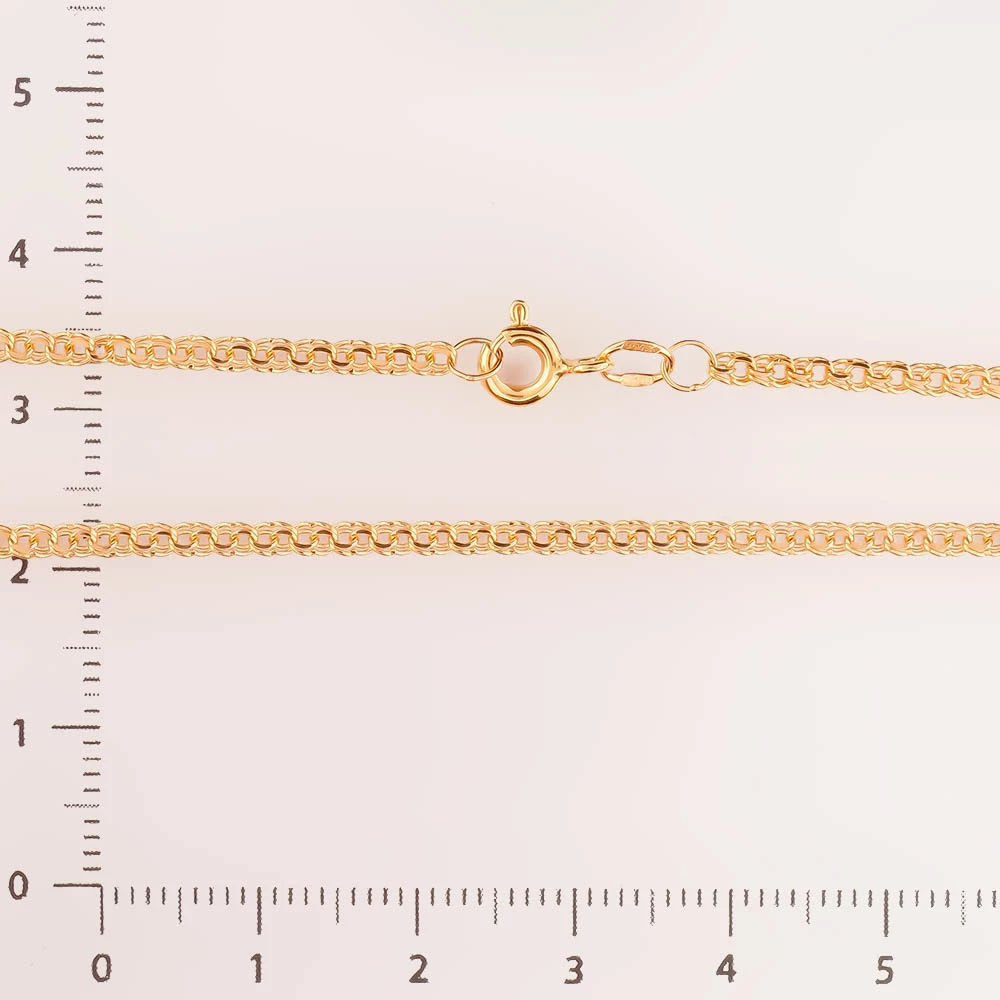 Цепь из красного золота 585 пробы