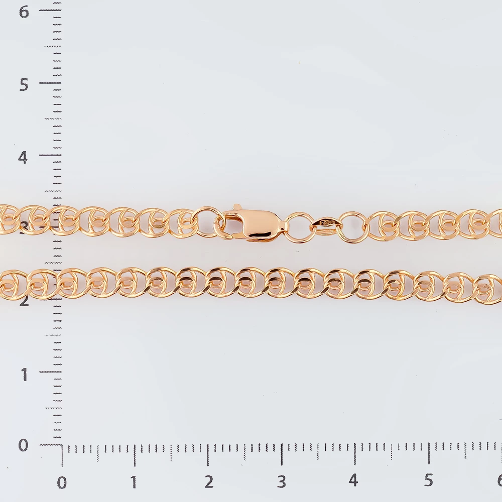 Цепь из красного золота 585 пробы