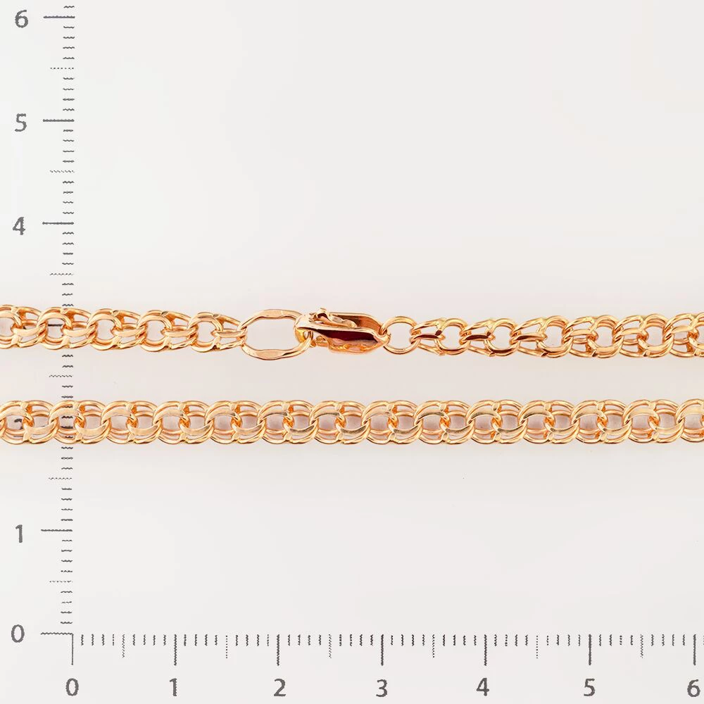 Цепь из красного золота 585 пробы