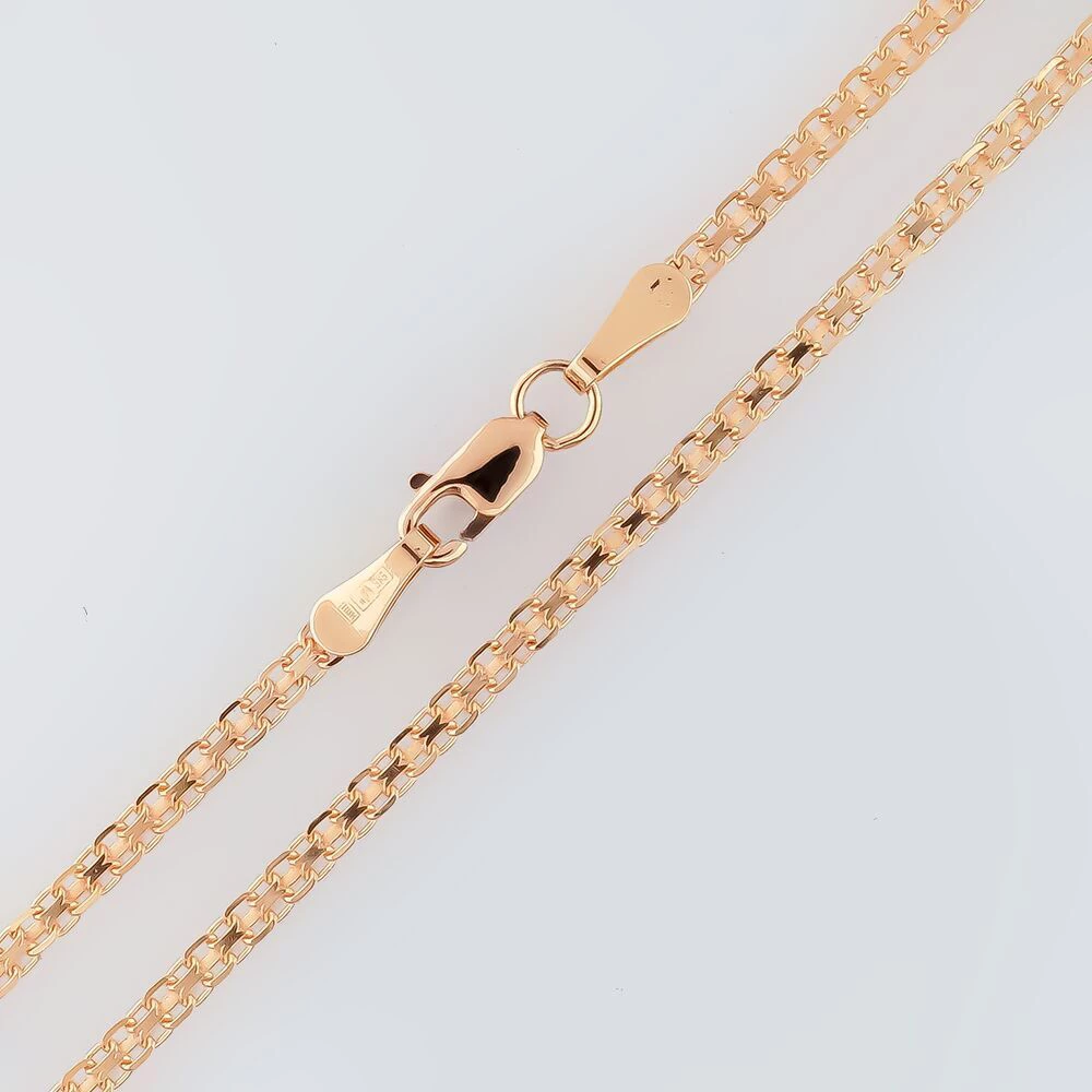 Цепь из красного золота 585 пробы