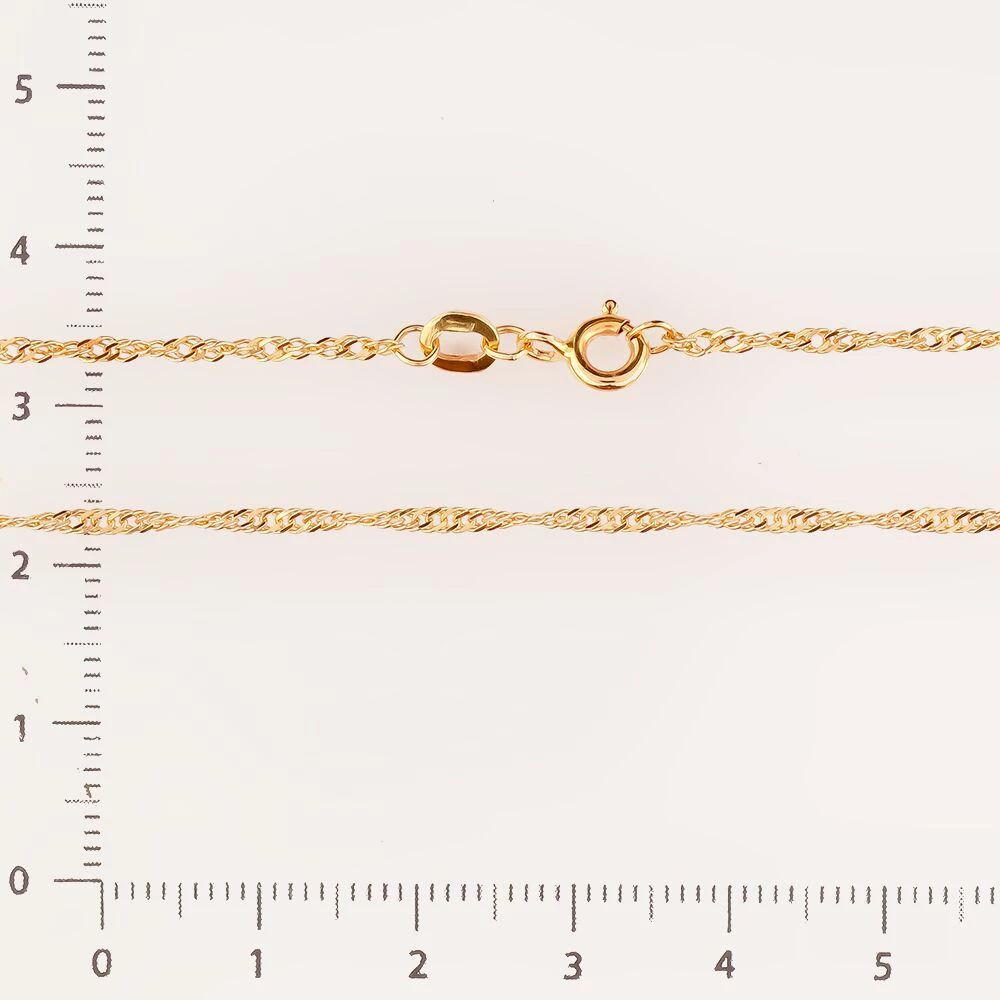 Цепь из красного золота 585 пробы