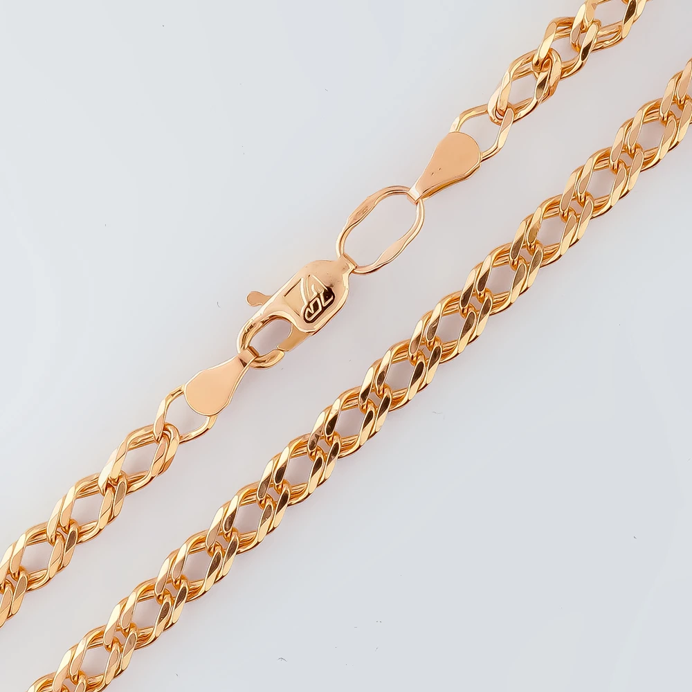 Цепь из красного золота 585 пробы