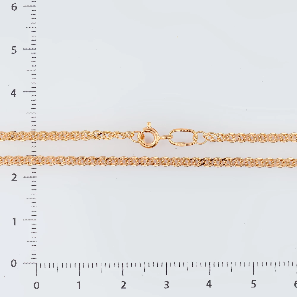 Цепь из красного золота 585 пробы