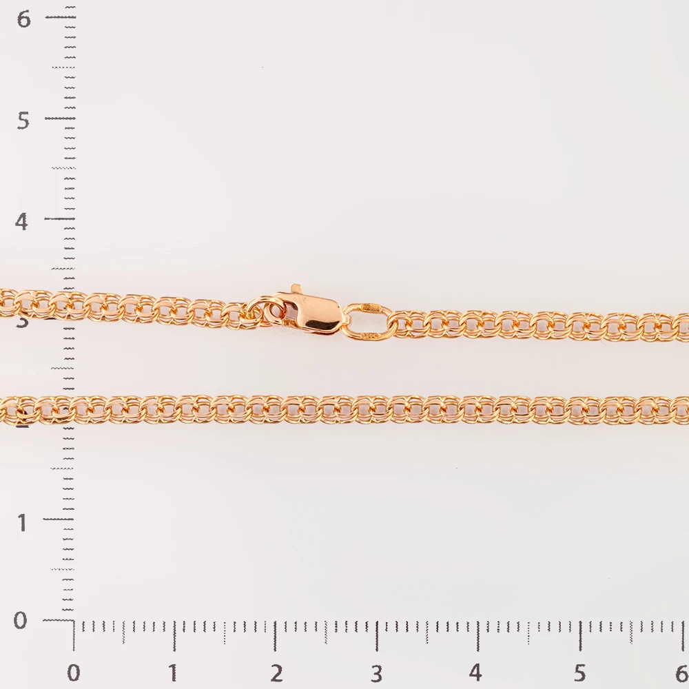 Цепь из красного золота 585 пробы