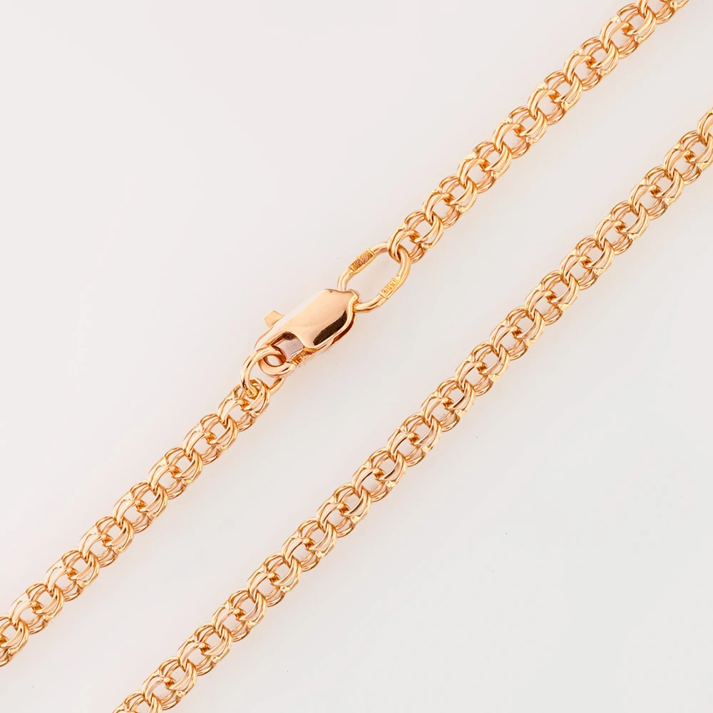 Цепь из красного золота 585 пробы