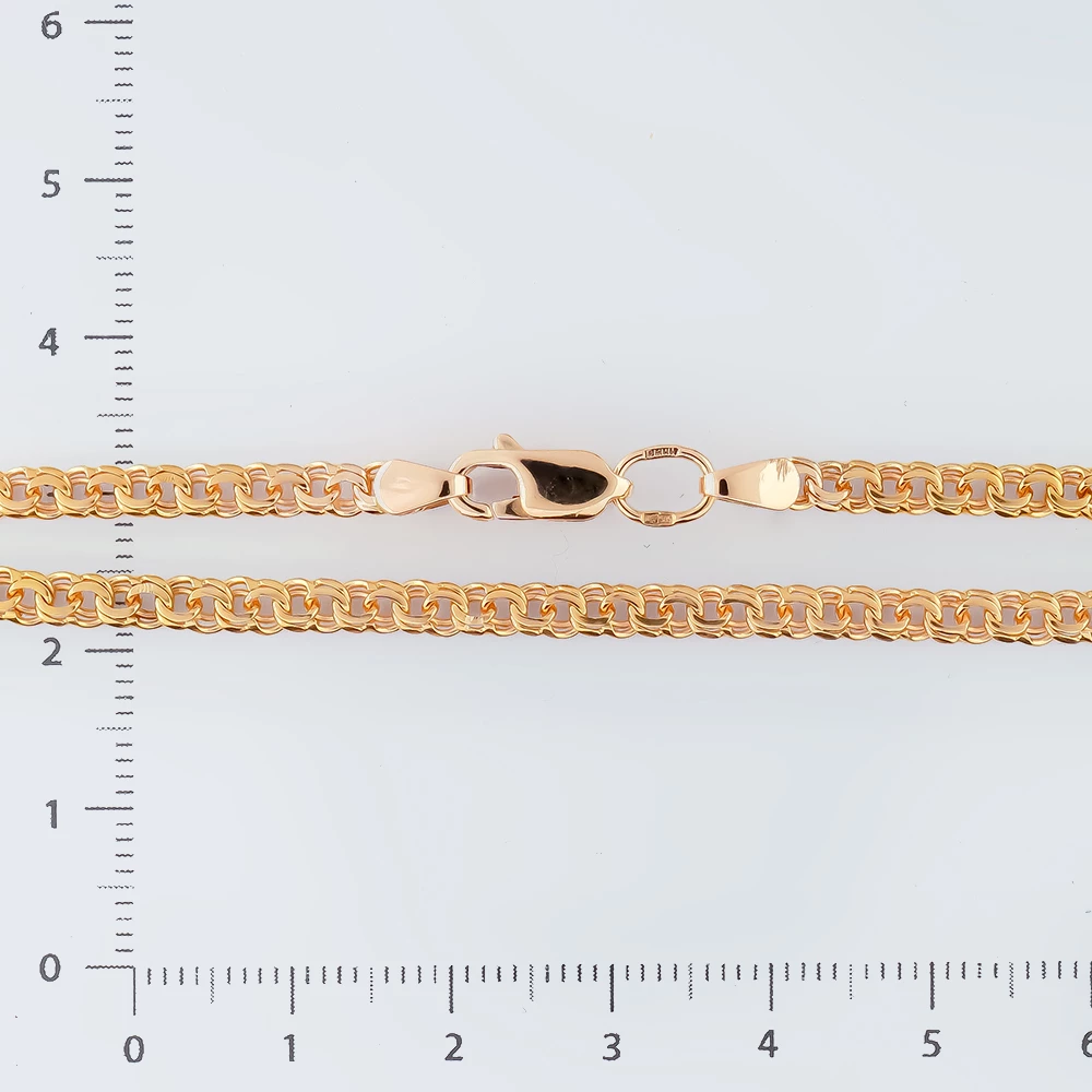 Цепь из красного золота 585 пробы