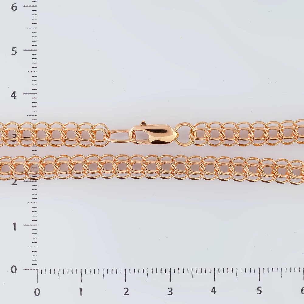 Цепь из красного золота 585 пробы