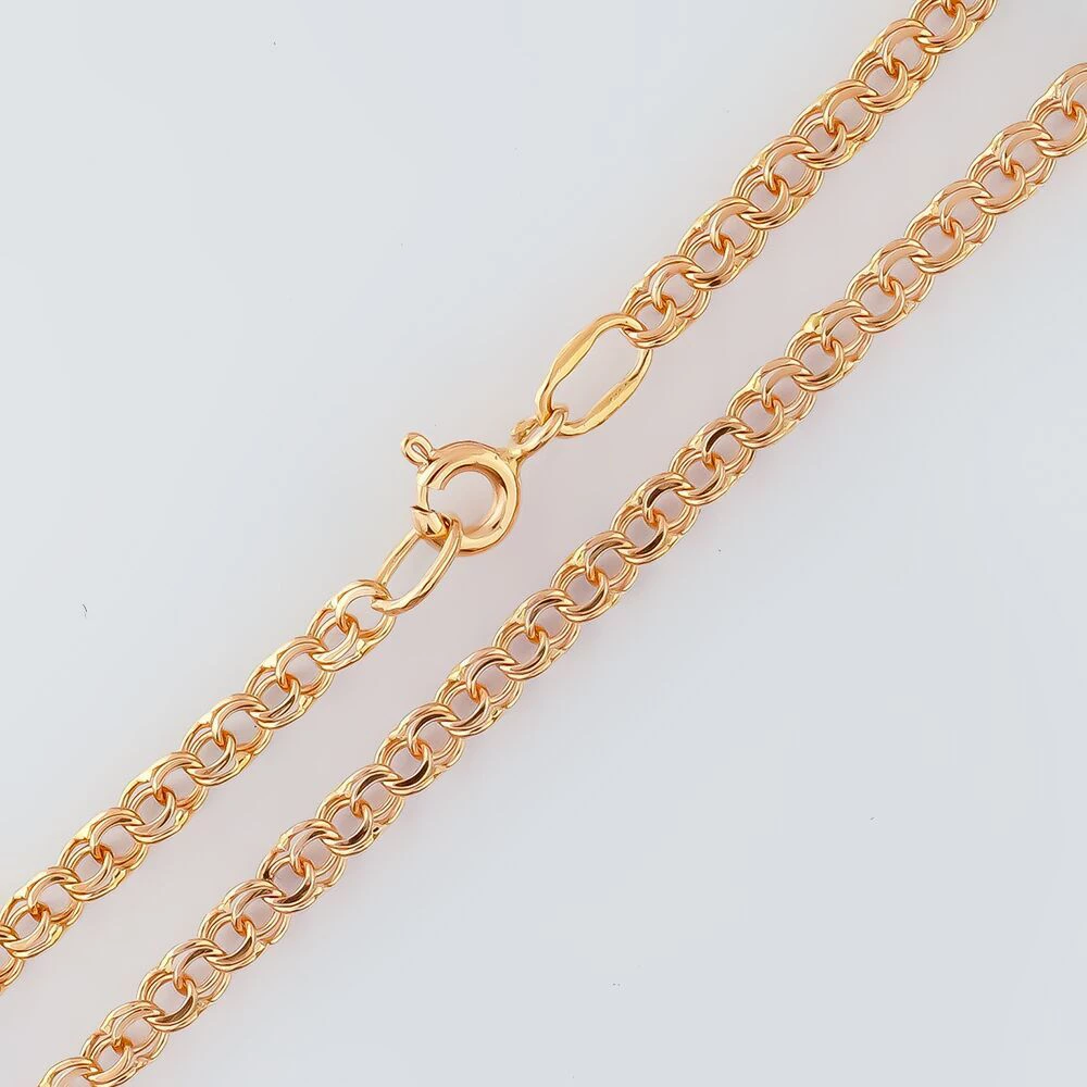 Цепь из красного золота 585 пробы