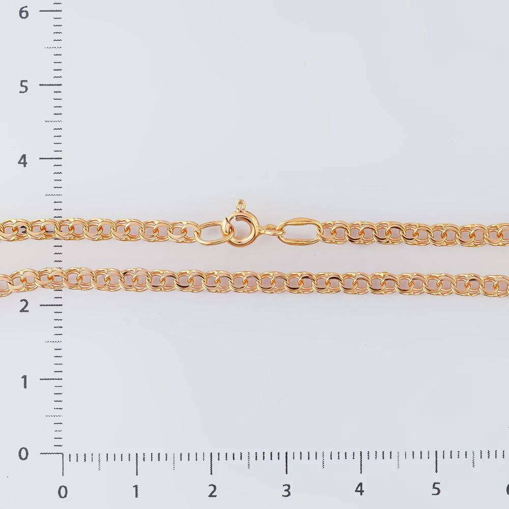 Цепь из красного золота 585 пробы