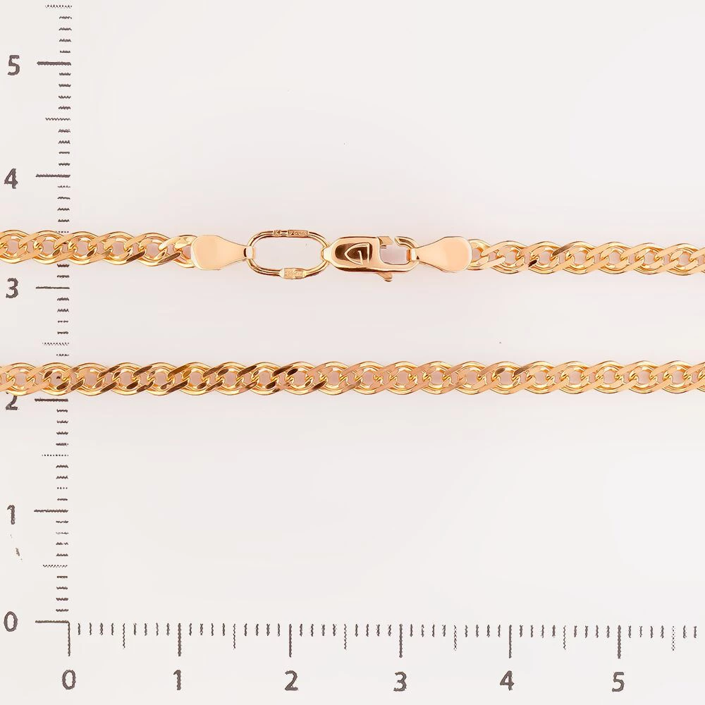 Цепь из красного золота 585 пробы