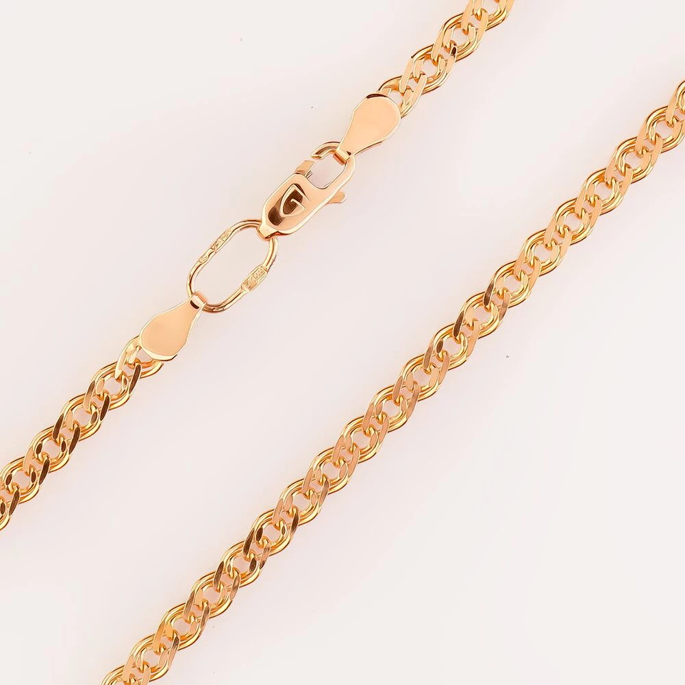 Цепь из красного золота 585 пробы