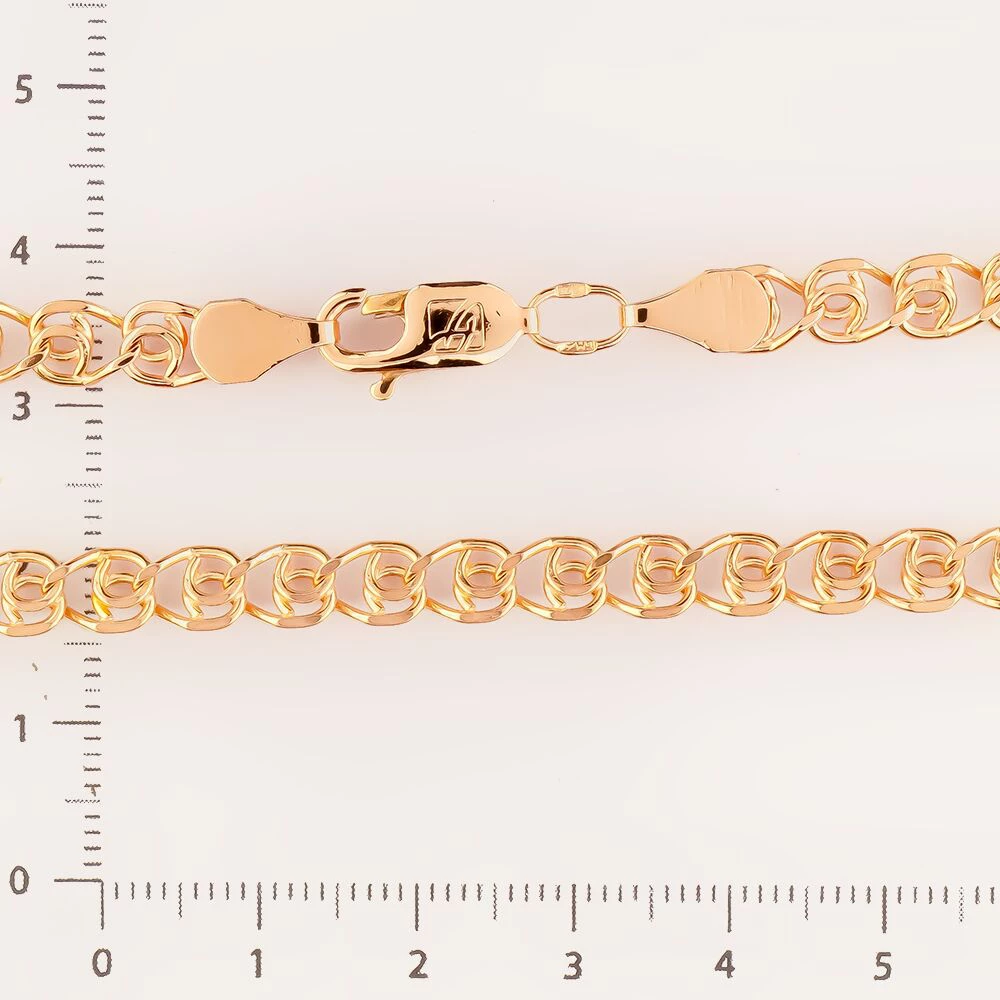 Цепь из красного золота 585 пробы