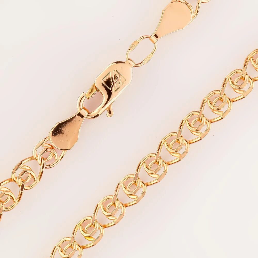 Цепь из красного золота 585 пробы