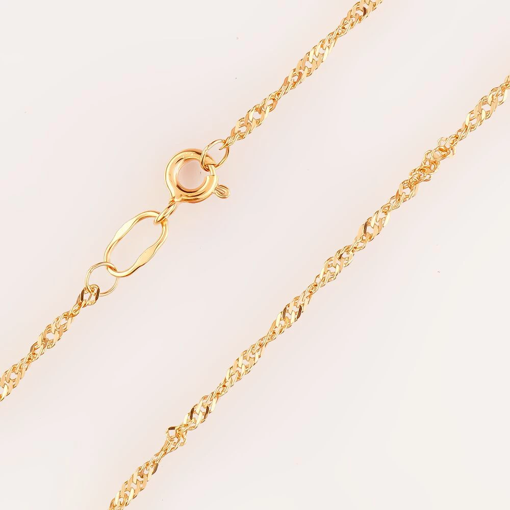 Цепь из красного золота 585 пробы