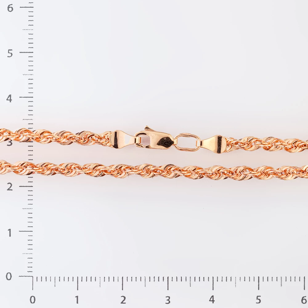 Цепь из красного золота 585 пробы