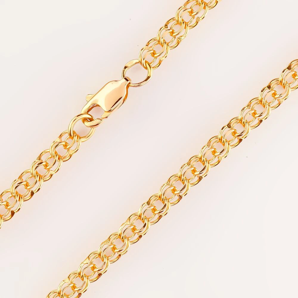 Цепь из красного золота 585 пробы