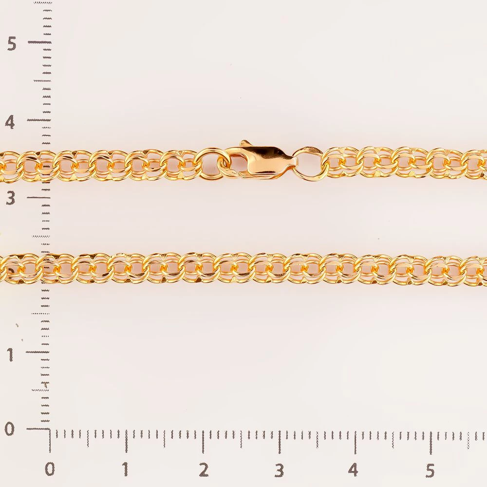 Цепь из красного золота 585 пробы