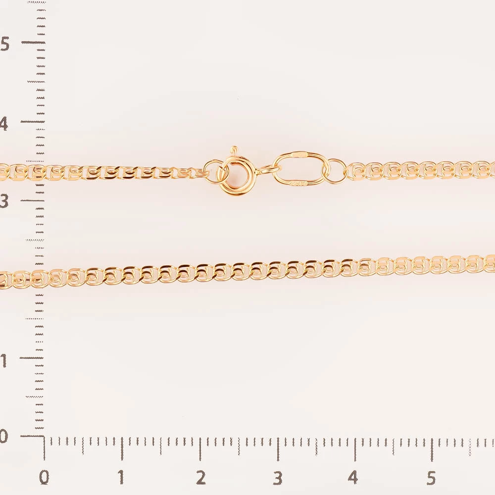 Цепь из красного золота 585 пробы