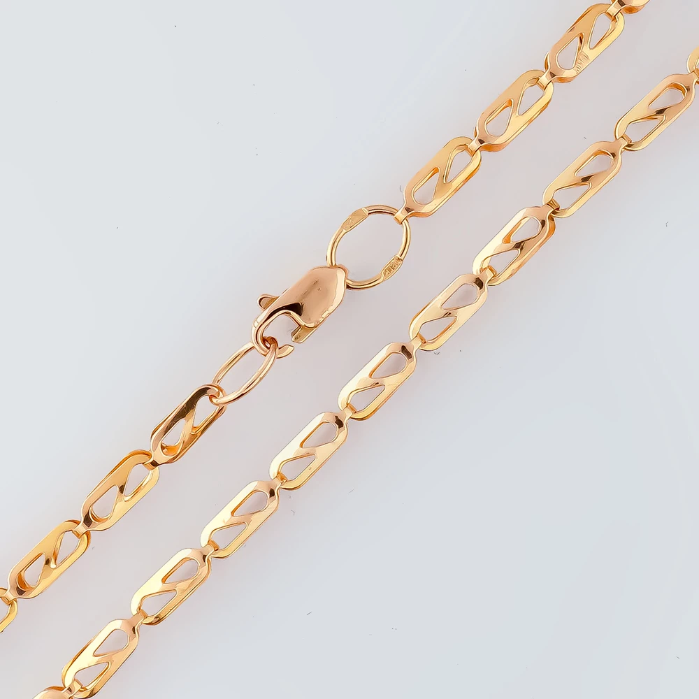 Цепь из красного золота 585 пробы