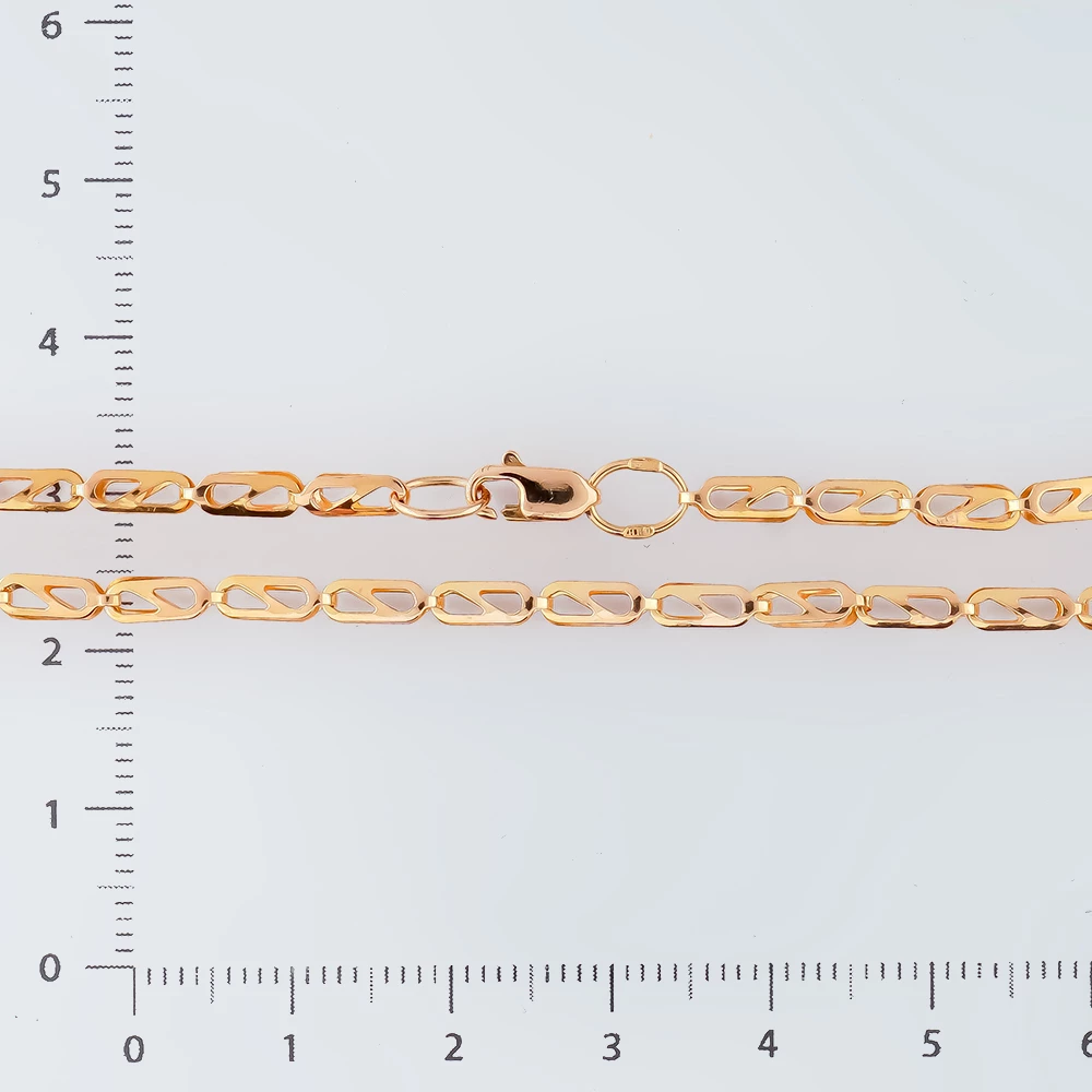 Цепь из красного золота 585 пробы