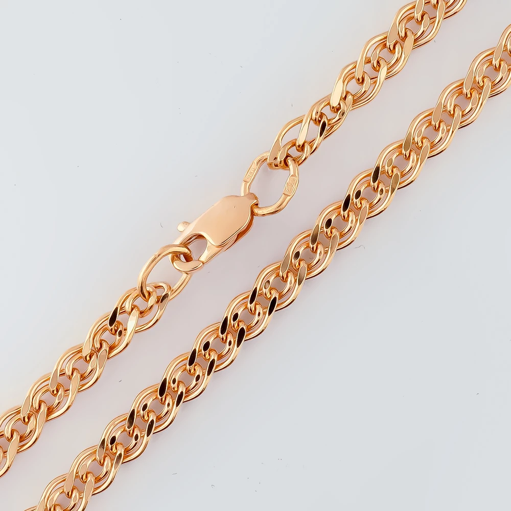 Цепь из красного золота 585 пробы