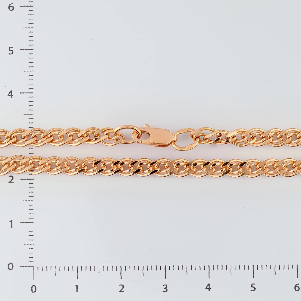 Цепь из красного золота 585 пробы