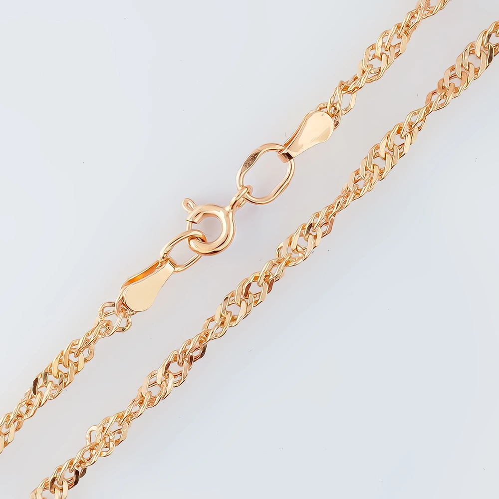 Цепь из красного золота 585 пробы