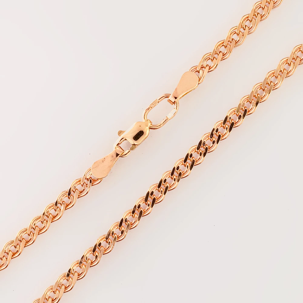 Цепь из красного золота 585 пробы