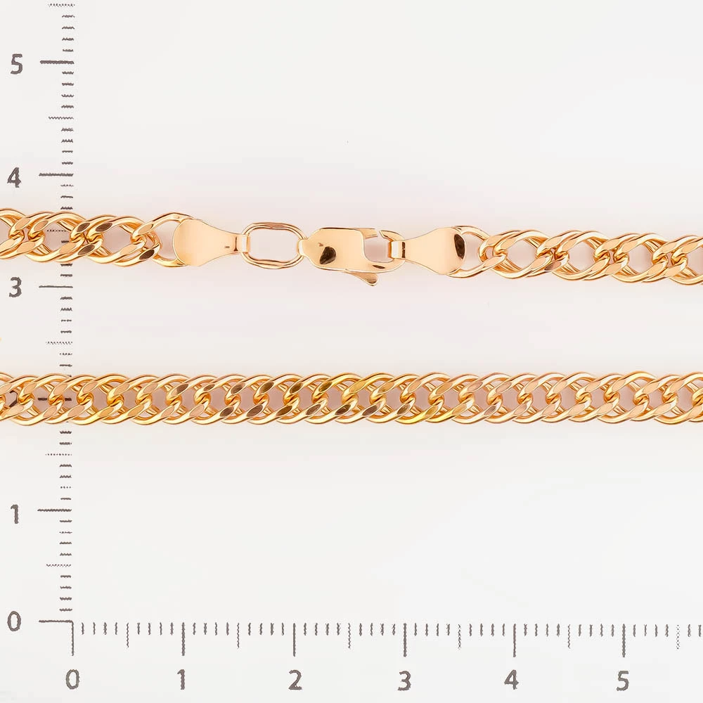 Цепь из красного золота 585 пробы