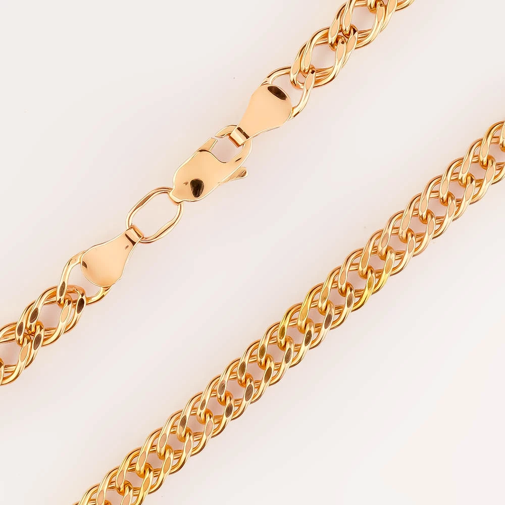 Цепь из красного золота 585 пробы