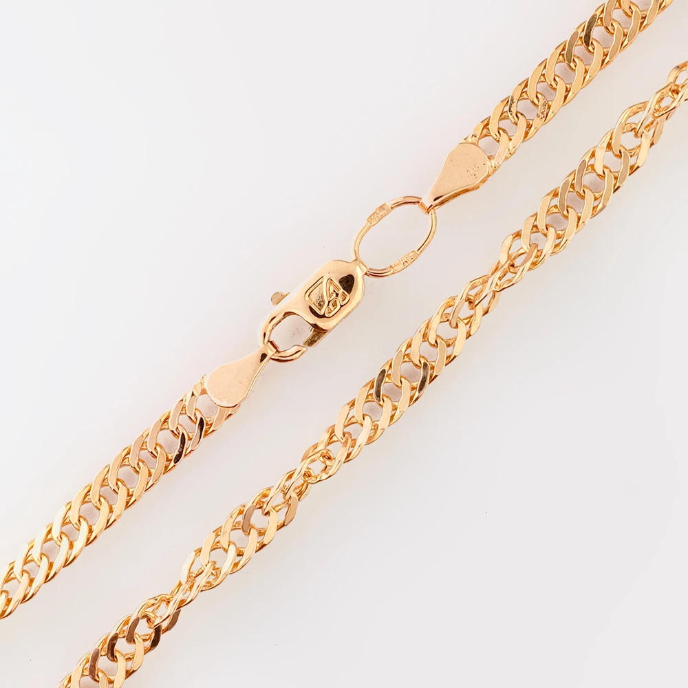 Цепь из красного золота 585 пробы