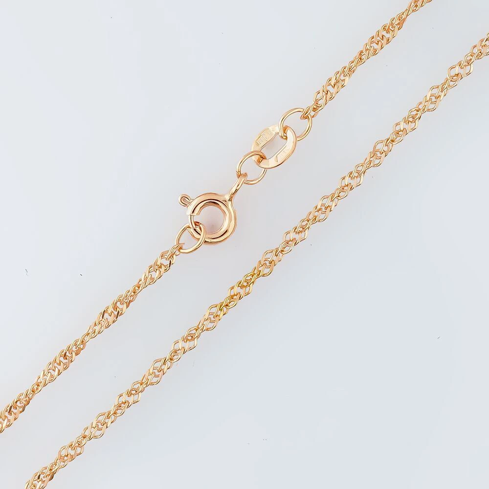 Цепь из красного золота 585 пробы