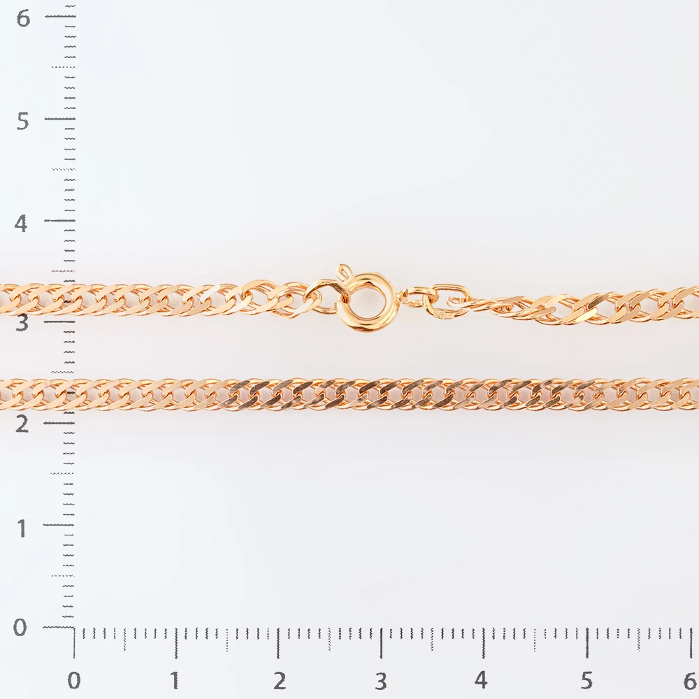 Цепь из красного золота 585 пробы