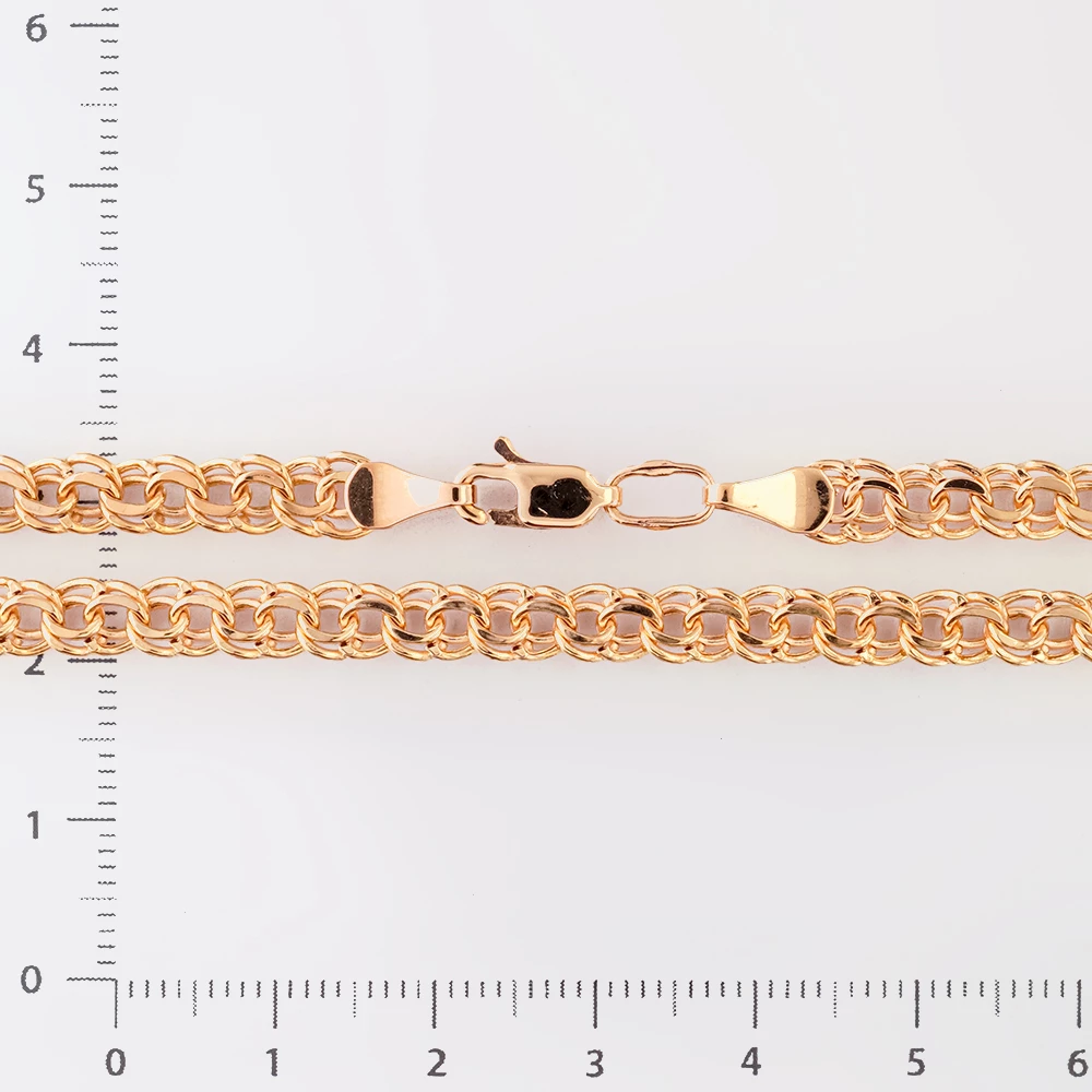 Цепь из красного золота 585 пробы